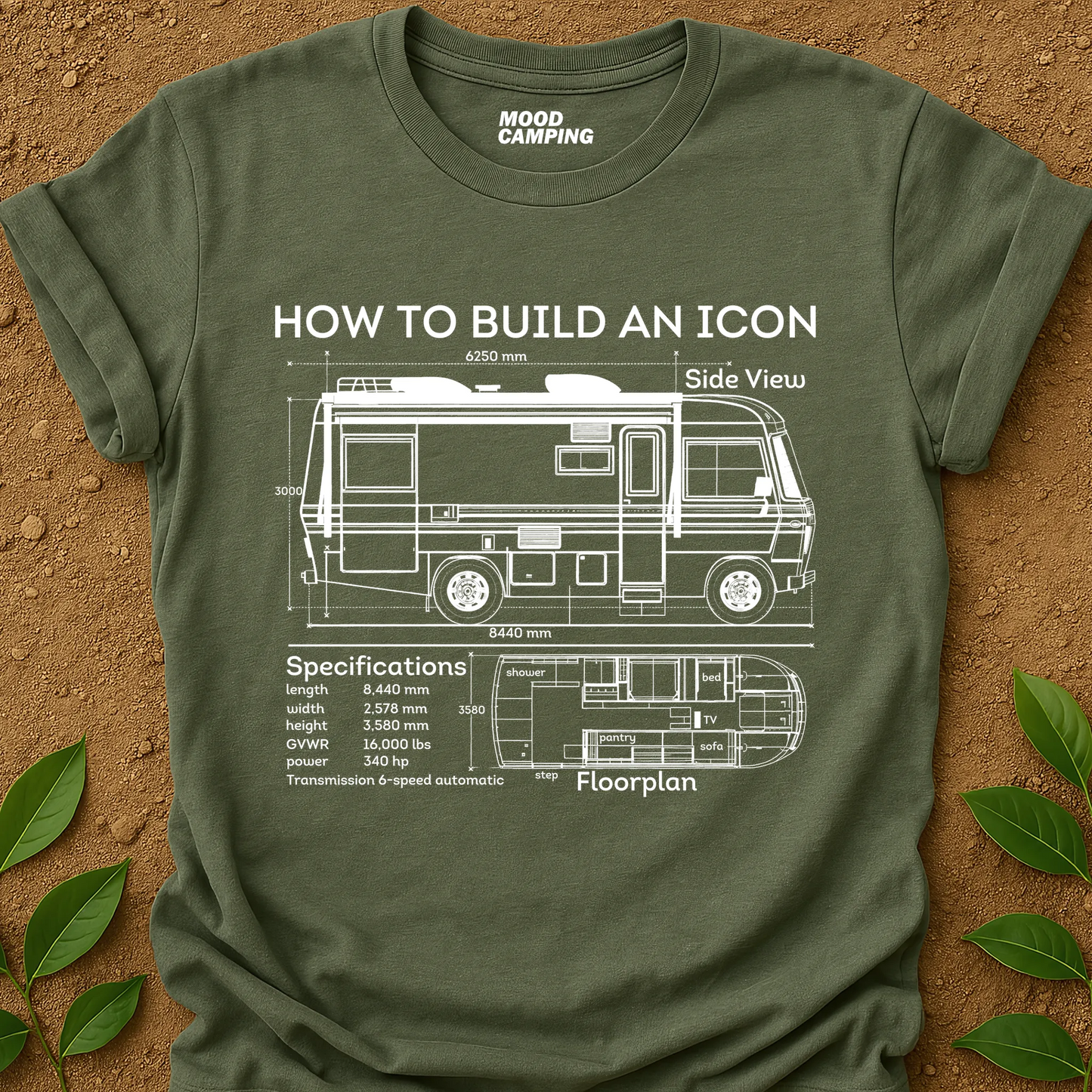RV Blueprint T-Shirt