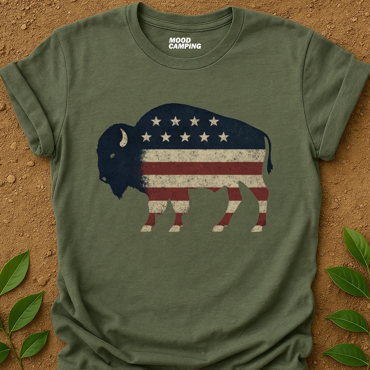 USA Bison T-Shirt