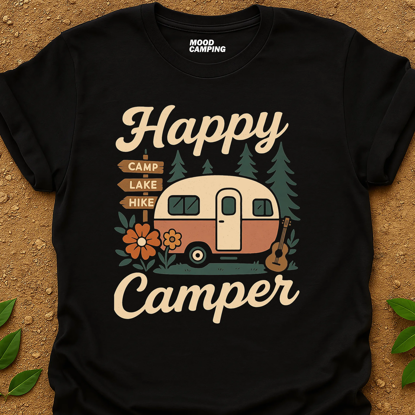 Happy Camper Retro T-Shirt
