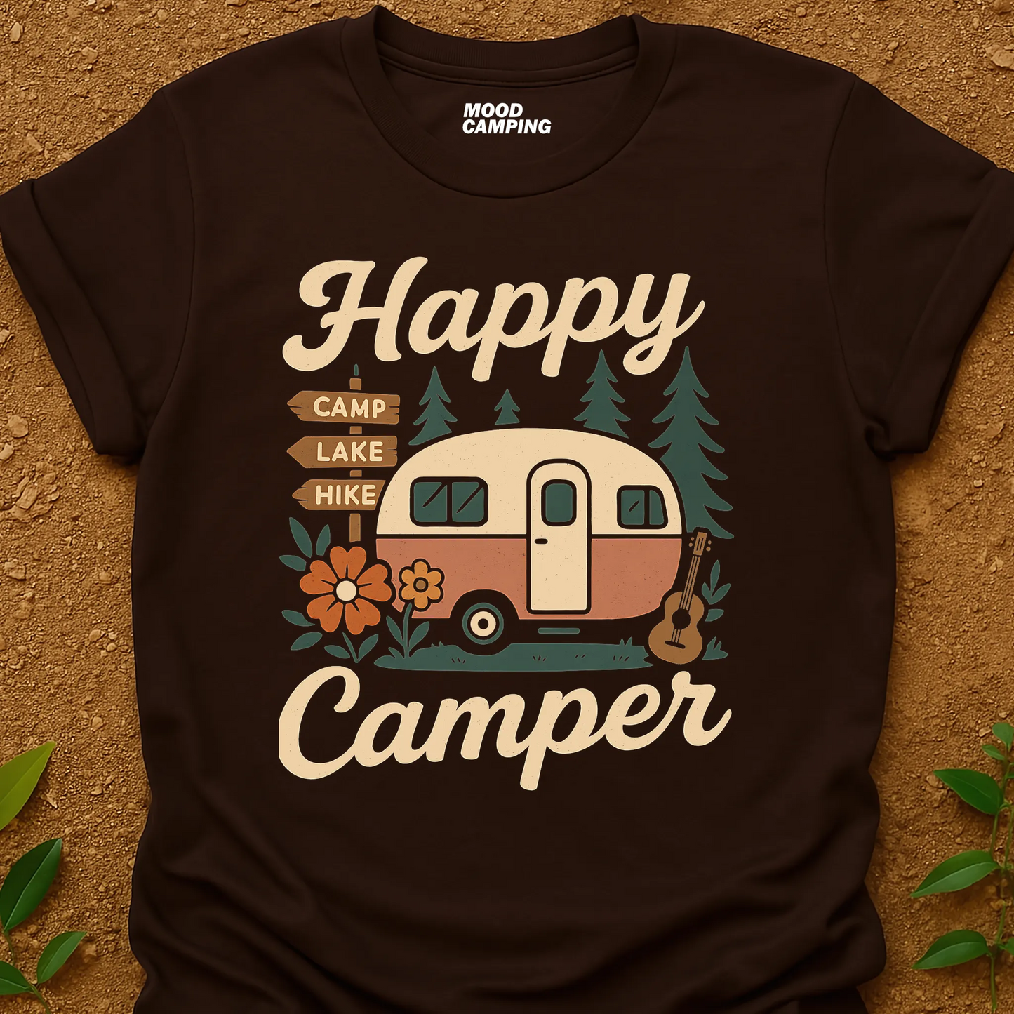 Happy Camper Retro T-Shirt
