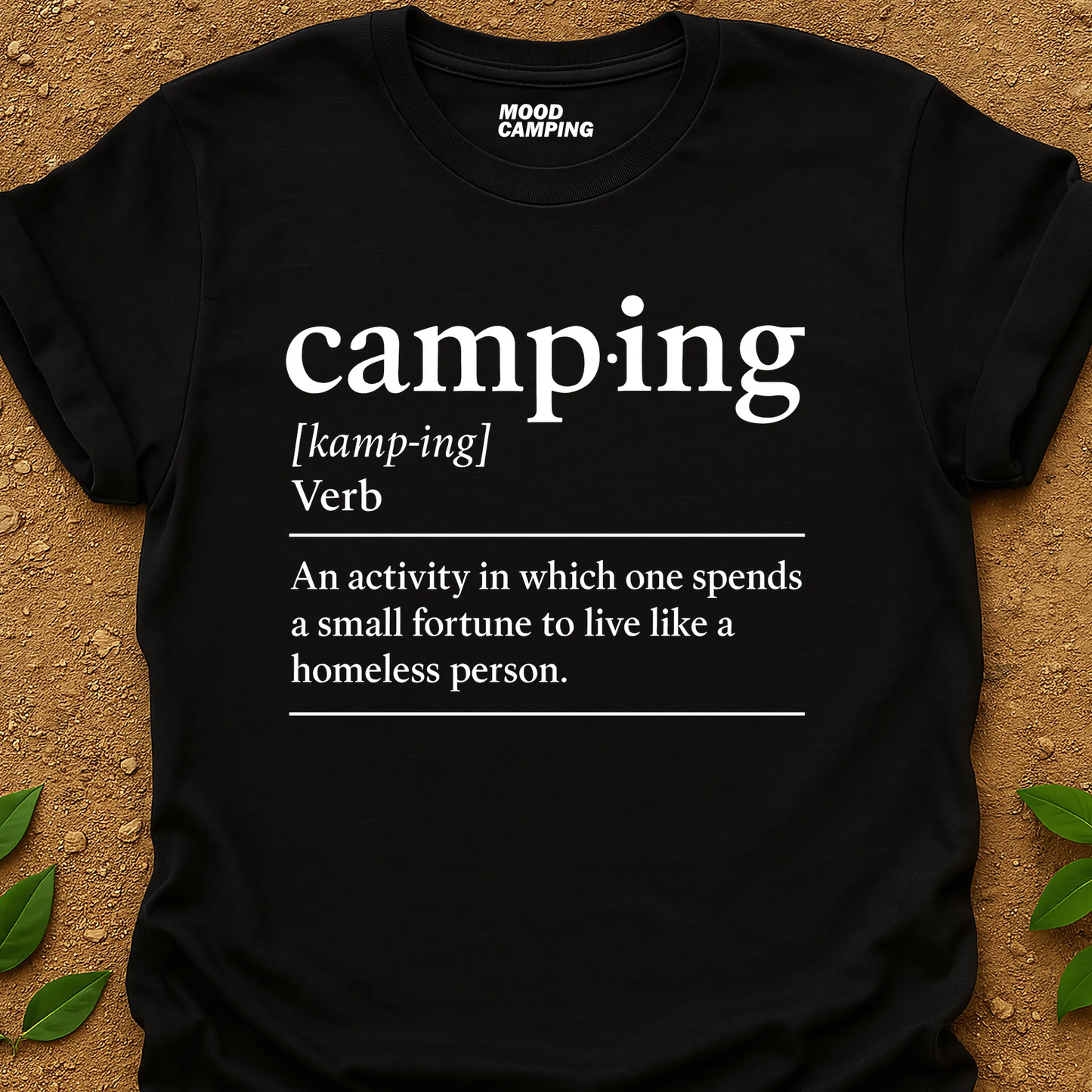 Camping Verb T-Shirt