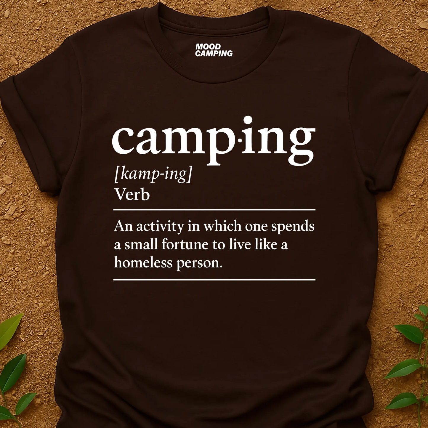Camping Verb T-Shirt
