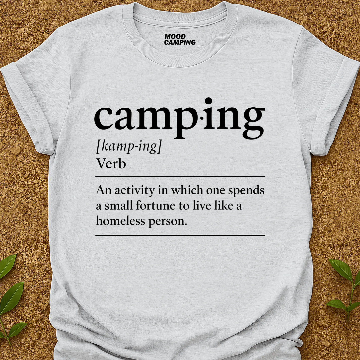 Camping Verb T-Shirt