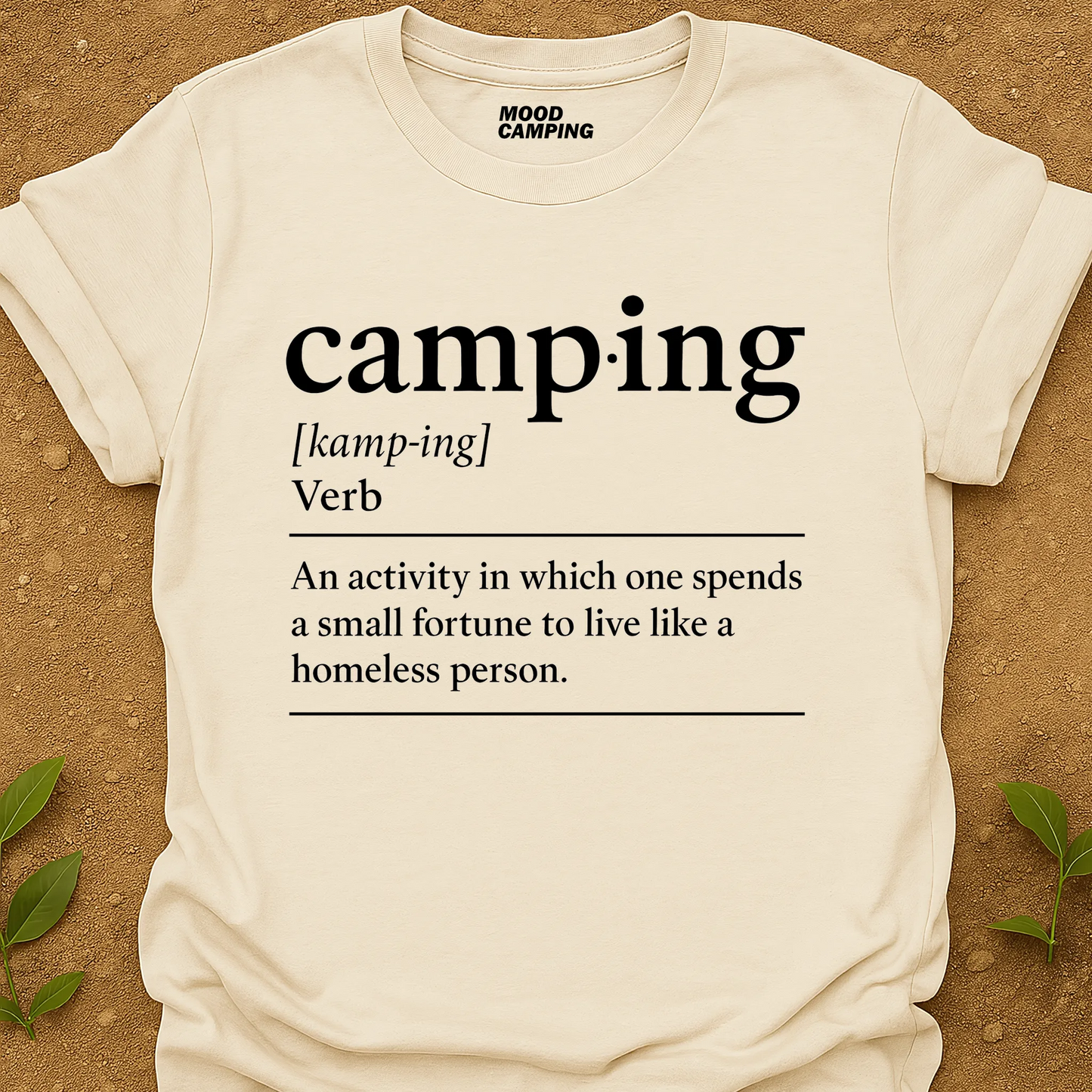 Camping Verb T-Shirt