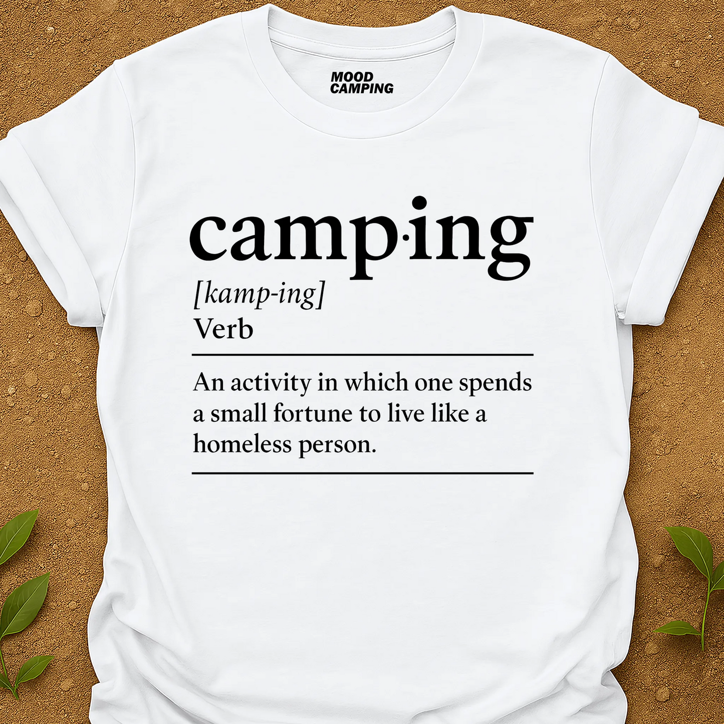 Camping Verb T-Shirt