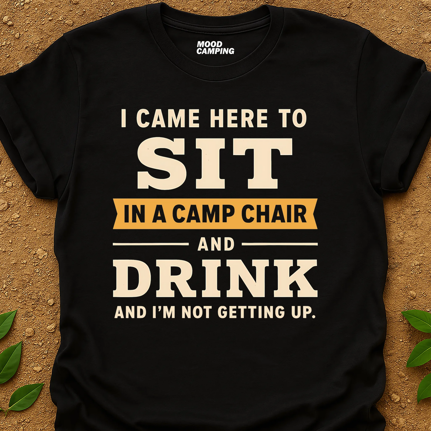 Camp Chair Drinking T-Shirt