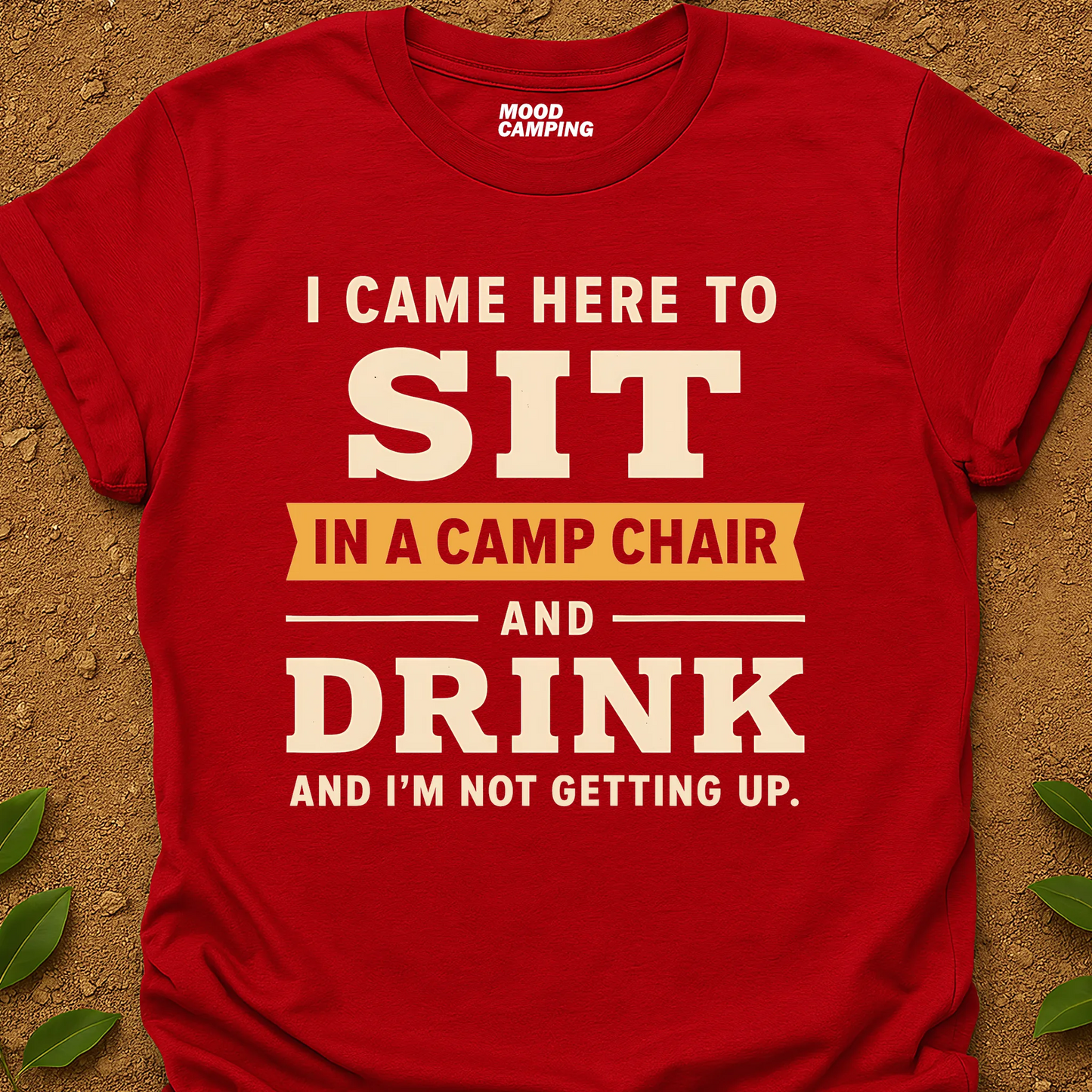 Camp Chair Drinking T-Shirt