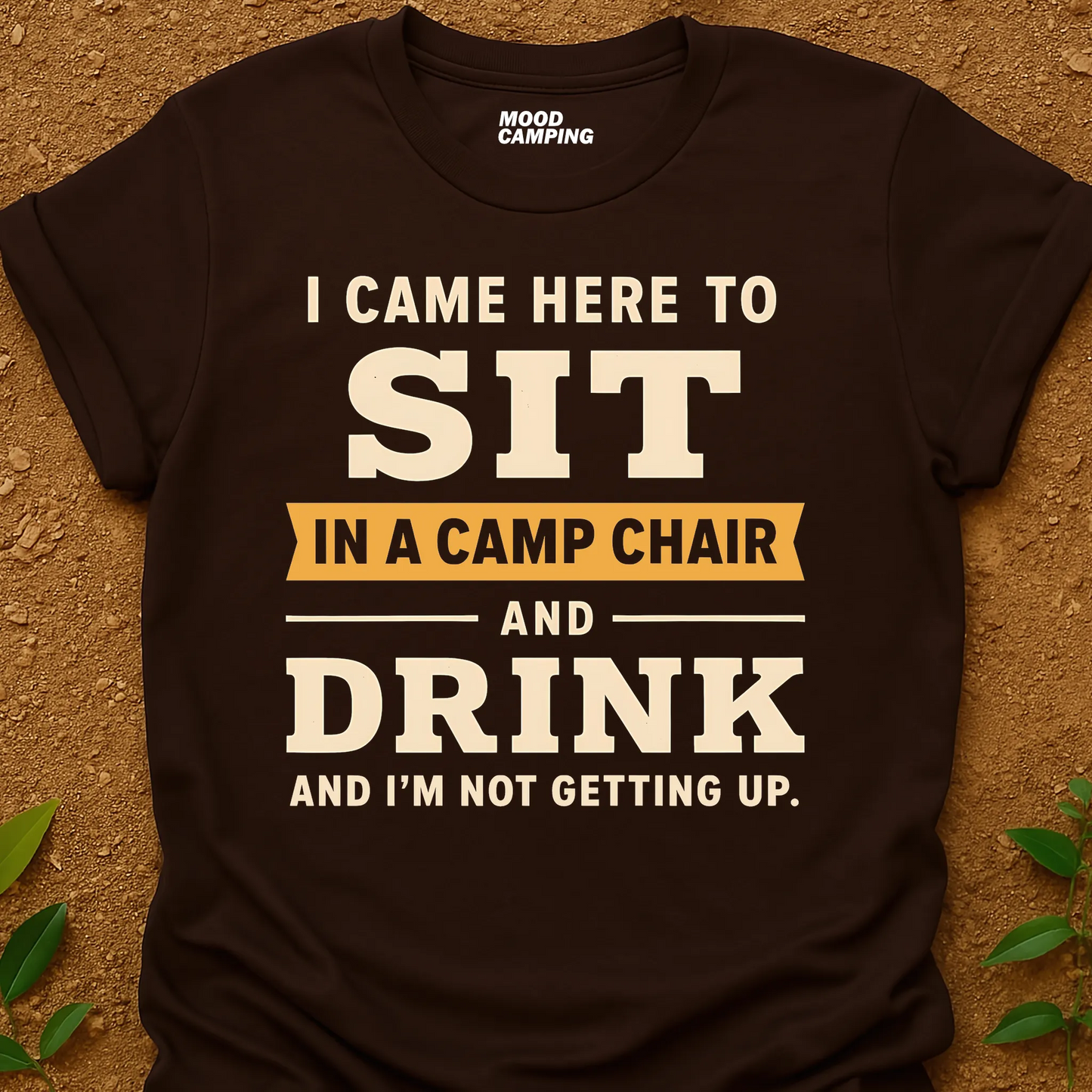 Camp Chair Drinking T-Shirt