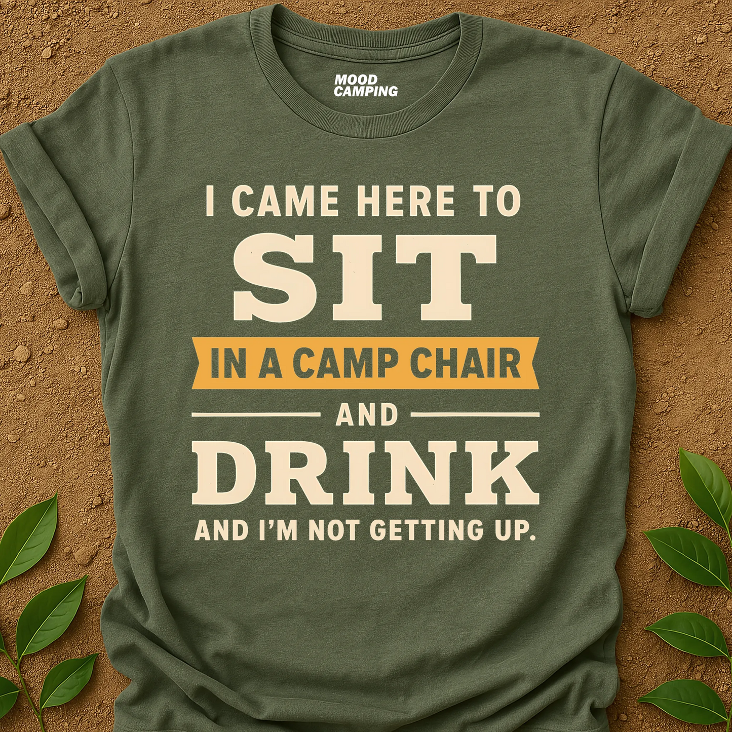 Camp Chair Drinking T-Shirt