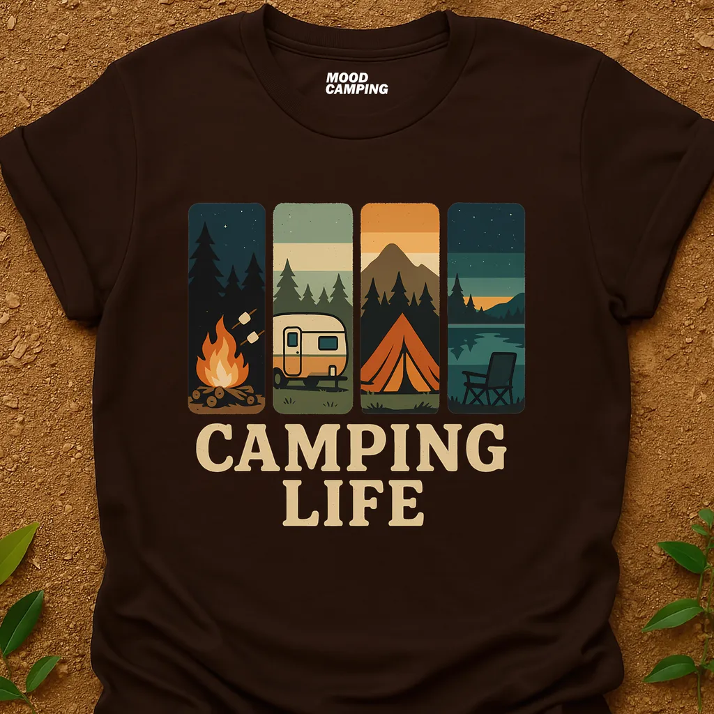 4 Ways to Camp T-Shirt
