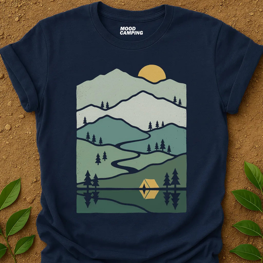 Layered Camping T-Shirt