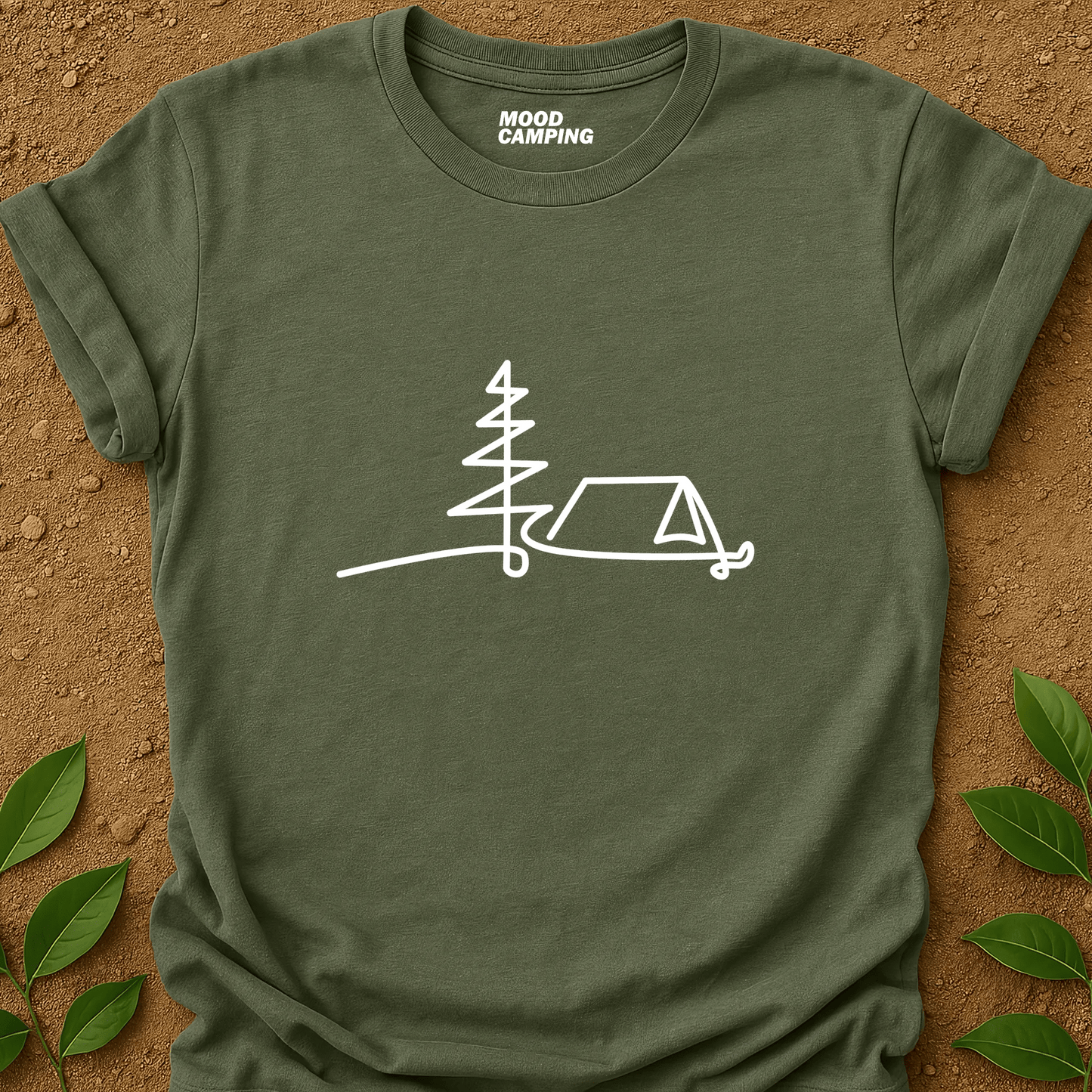 Line Tent T-Shirt - Mood Camping