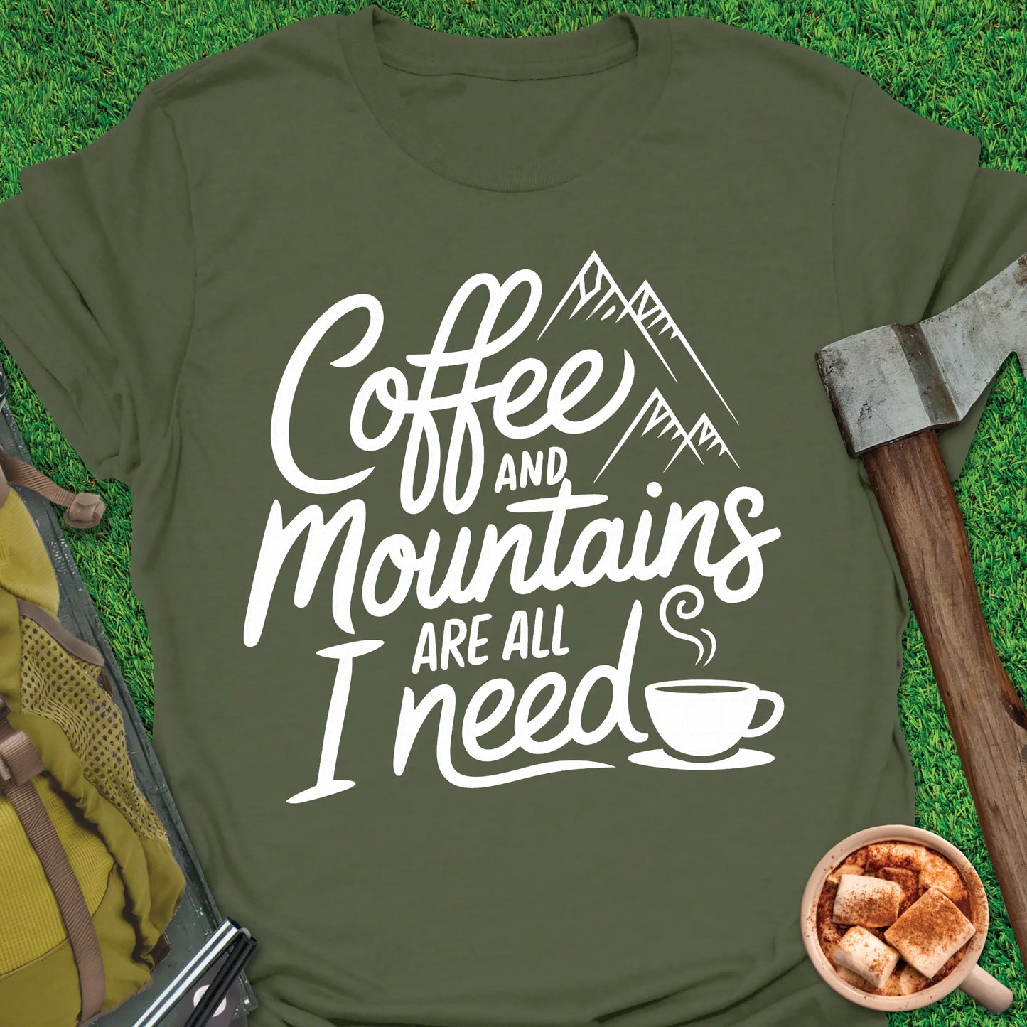 Coffee and Mountains T-Shirt