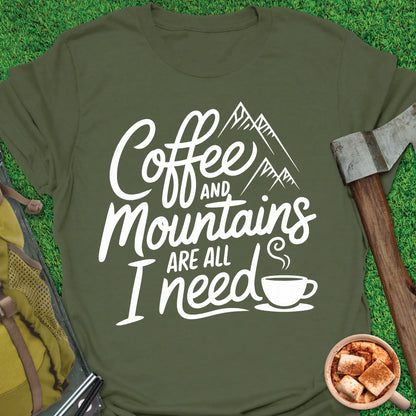 Coffee and Mountains T-Shirt