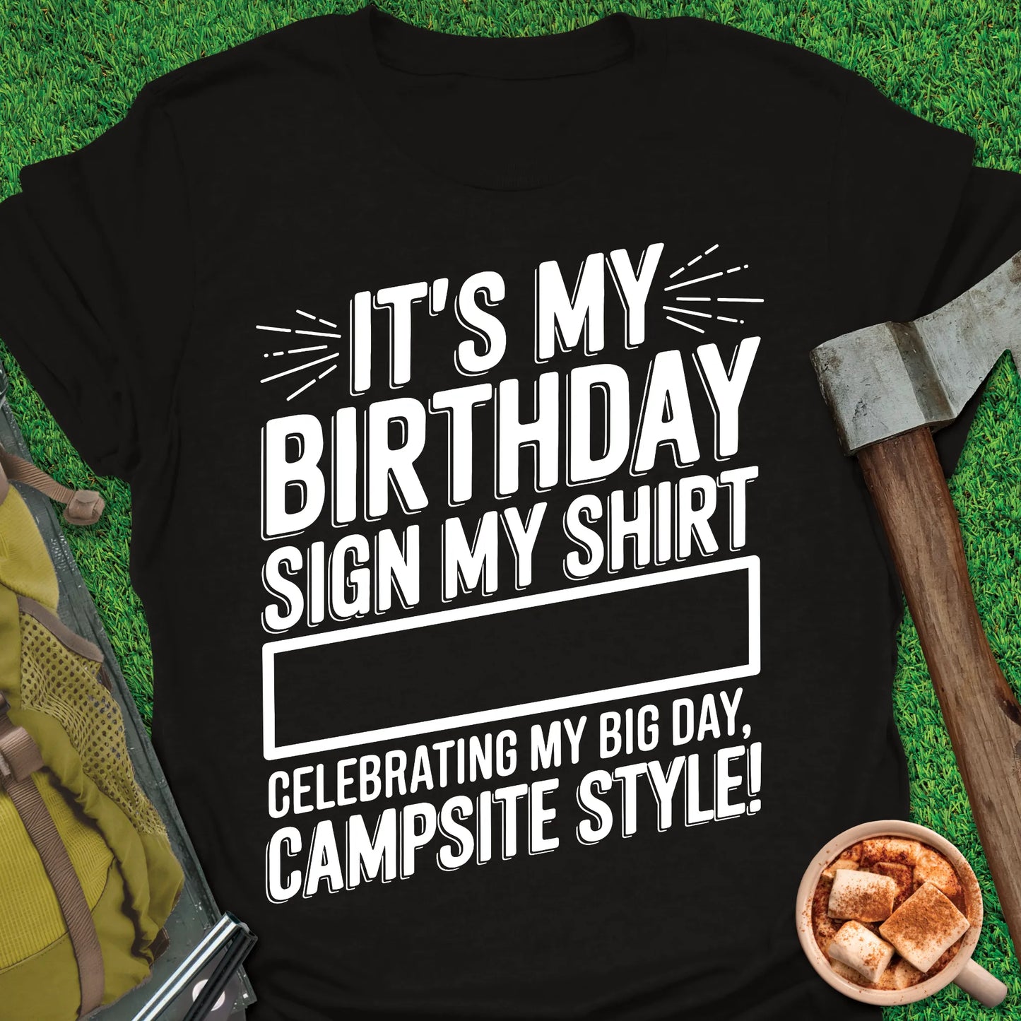 Birthday Camping Sing My T-Shirt