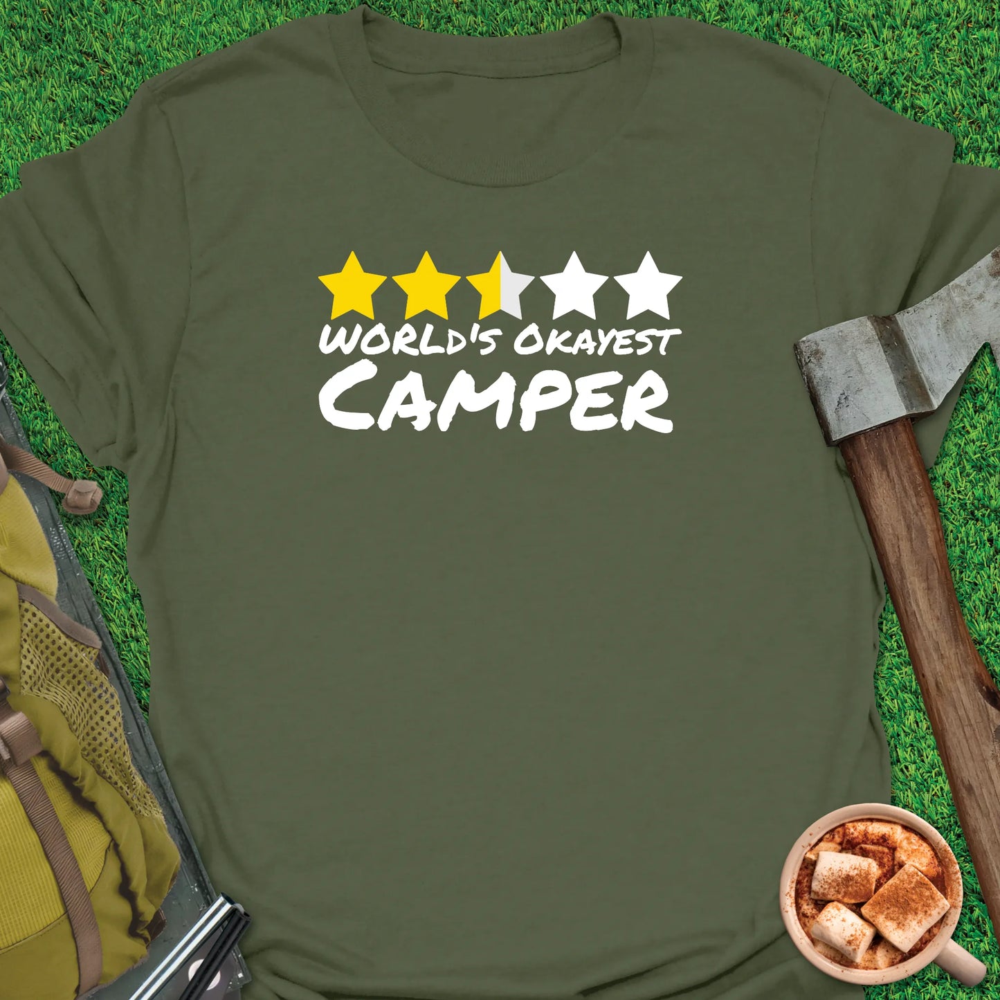 World's Okayest Camper T-Shirt