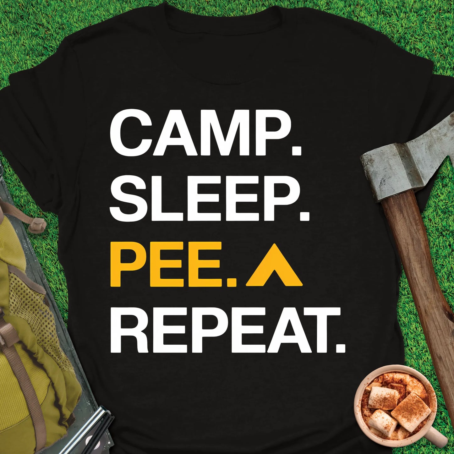 Camp Sleep Pee Repeat T-Shirt