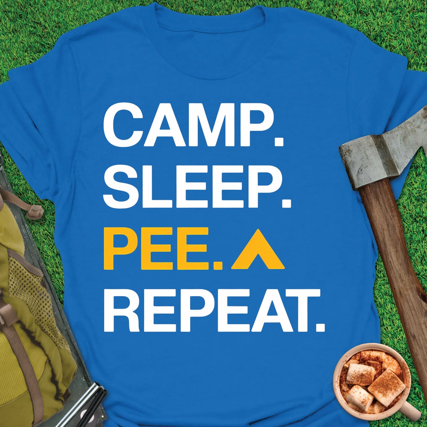 Camp Sleep Pee Repeat T-Shirt