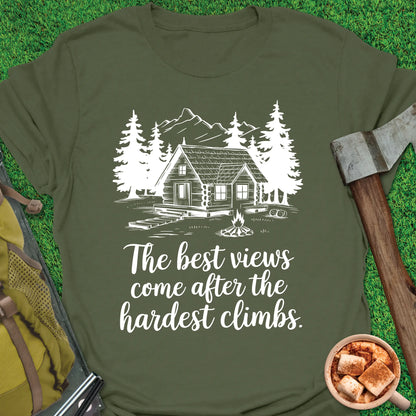 Hardest Climbs Best Views T-Shirt