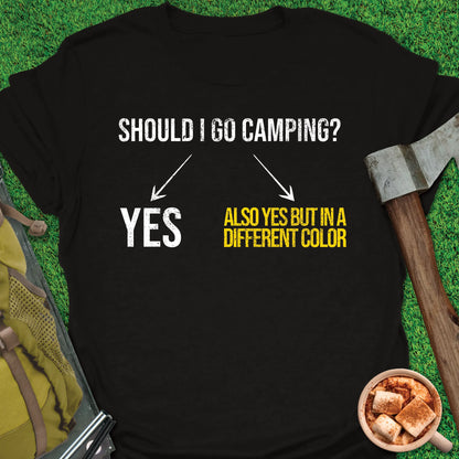 Decision Making Camping T-Shirt