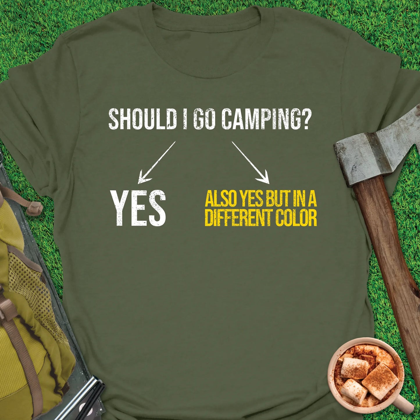 Decision Making Camping T-Shirt