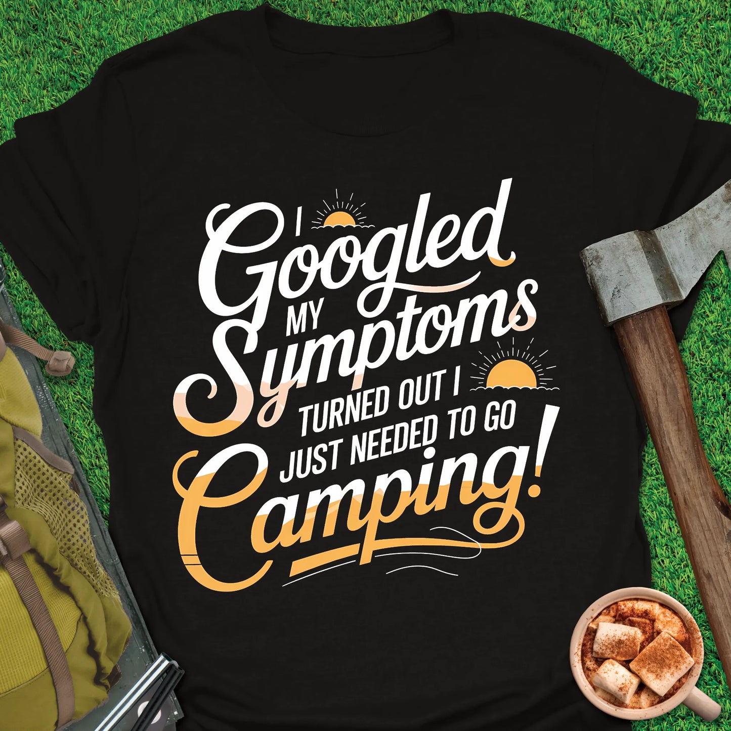 Symptoms - Go Camping T-Shirt