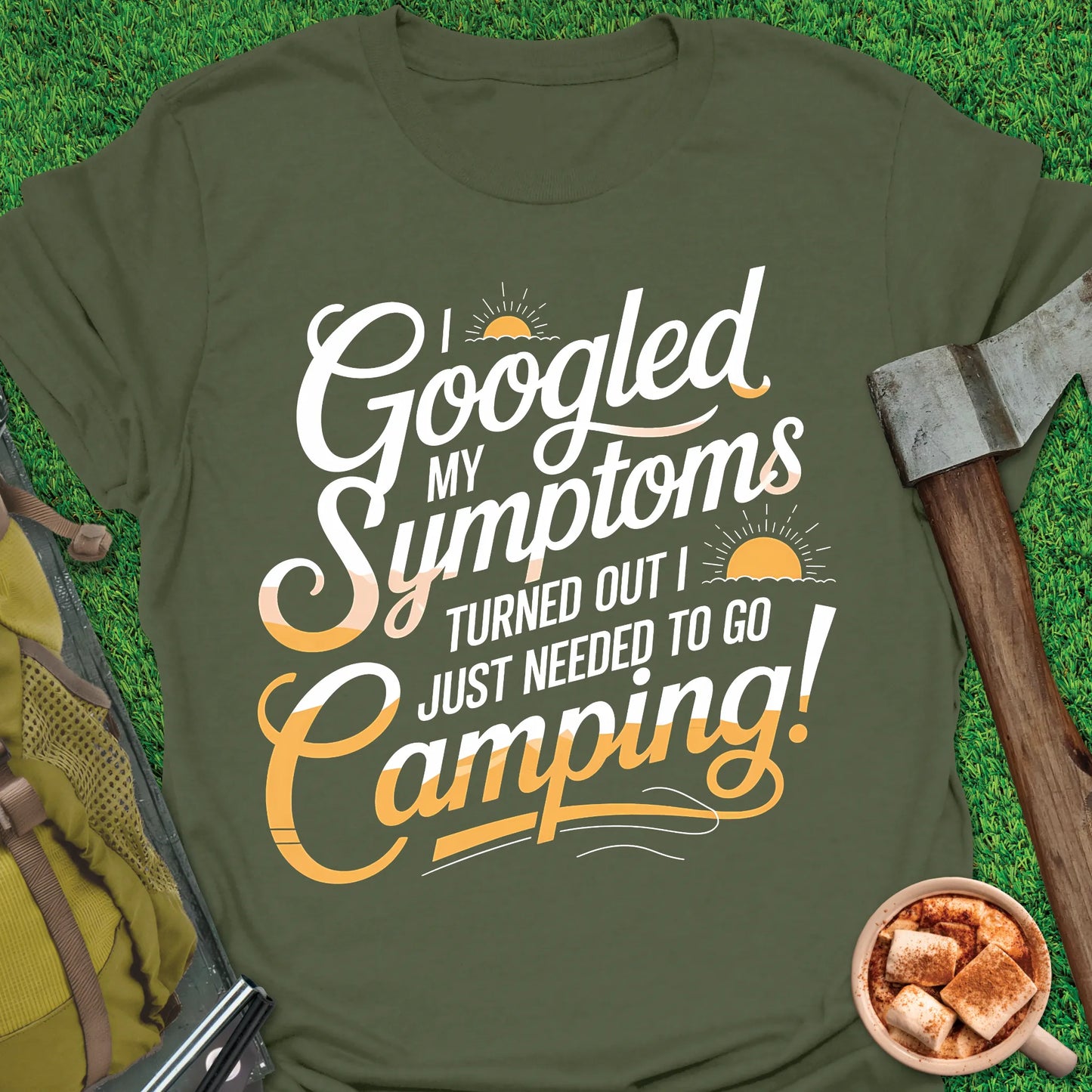 Symptoms - Go Camping T-Shirt