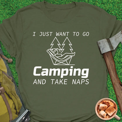 Camping And Naps T-Shirt