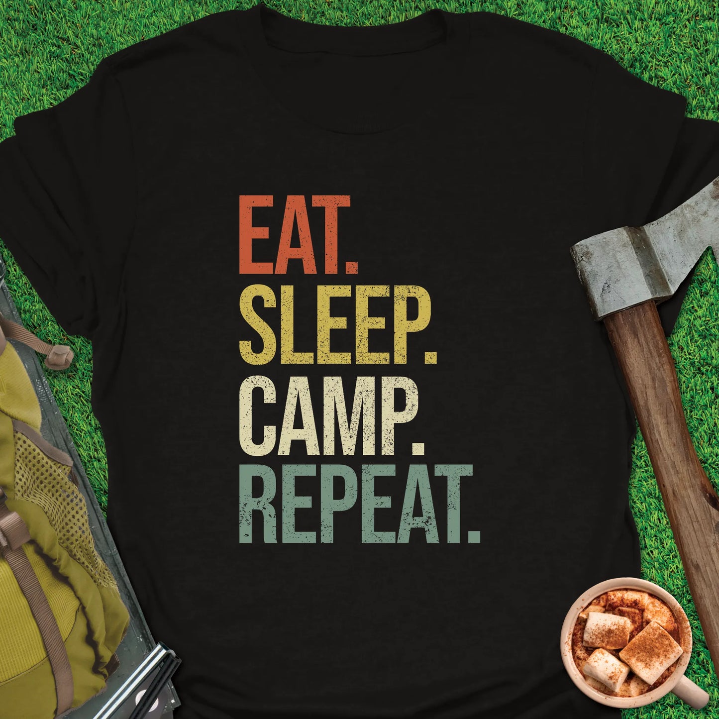 Eat Sleep Camp Repeat T-Shirt