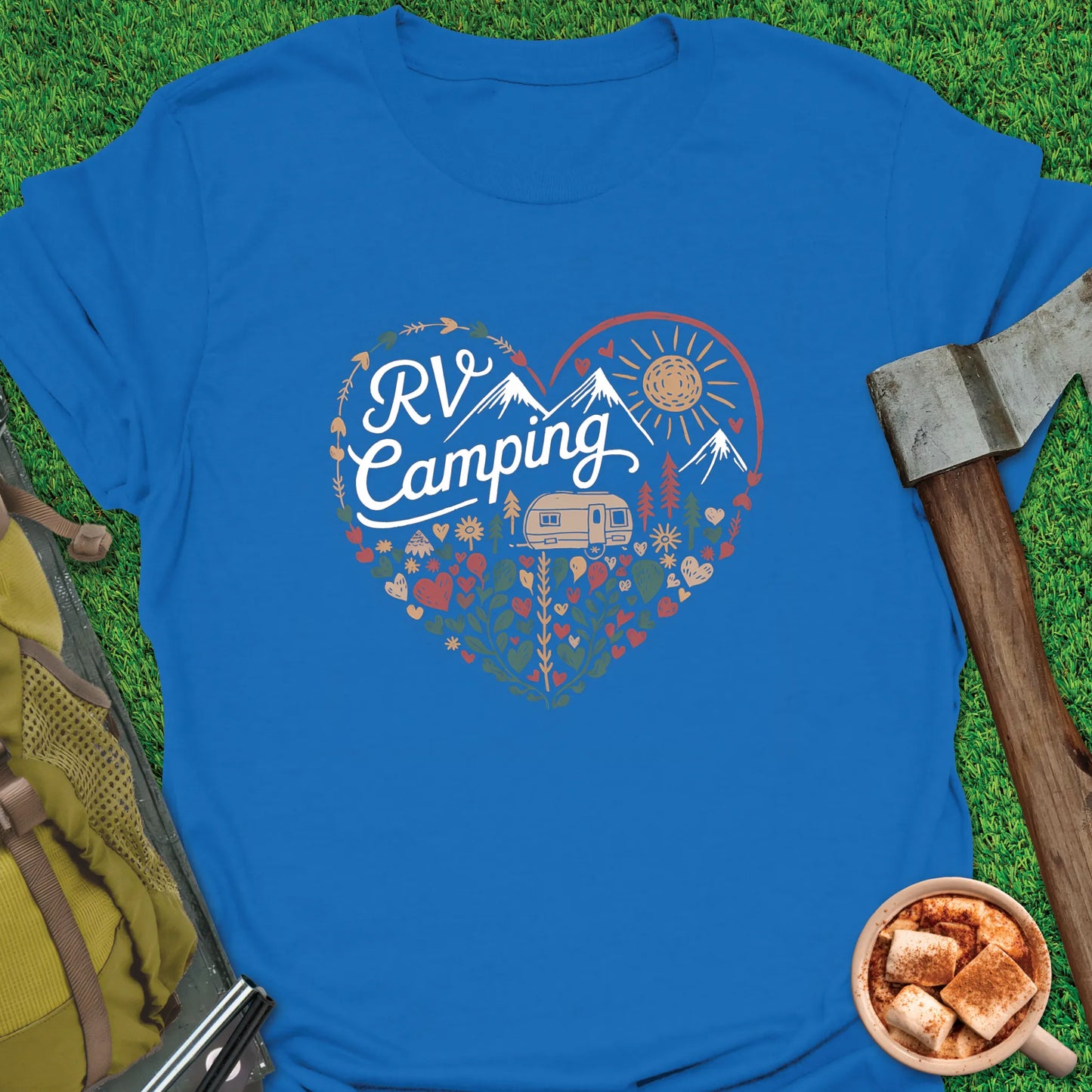 RV Camping Heart T-Shirt