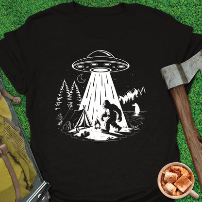 Bigfoot & Loch Ness Camping T-Shirt