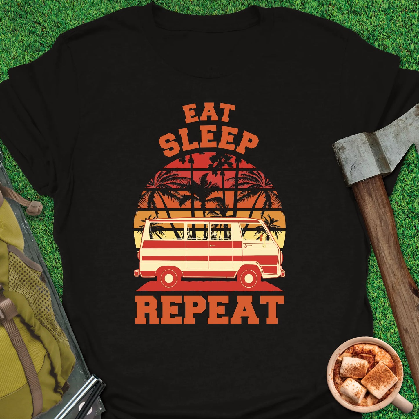 Eat Sleep Van Repeat T-Shirt