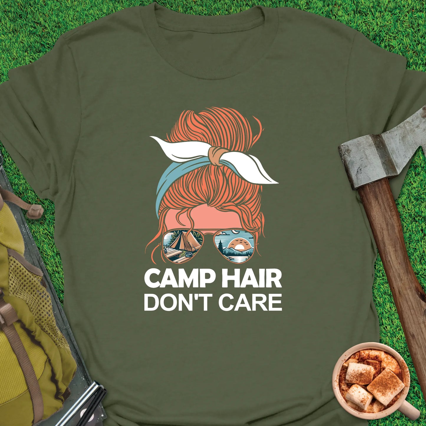 Camp Hair Don't Care T-Shirt