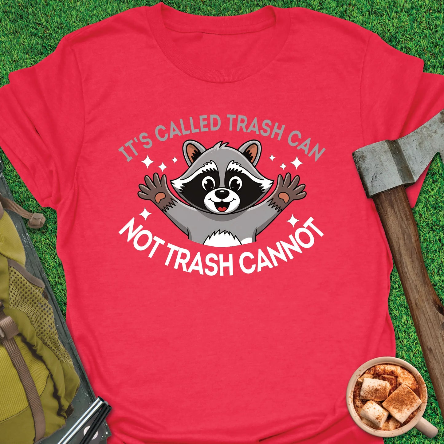 Raccoon Trash Can T-Shirt