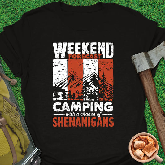 Weekend Shenanigans Camping T-Shirt