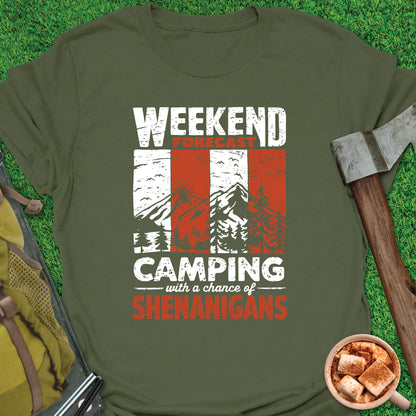 Weekend Shenanigans Camping T-Shirt