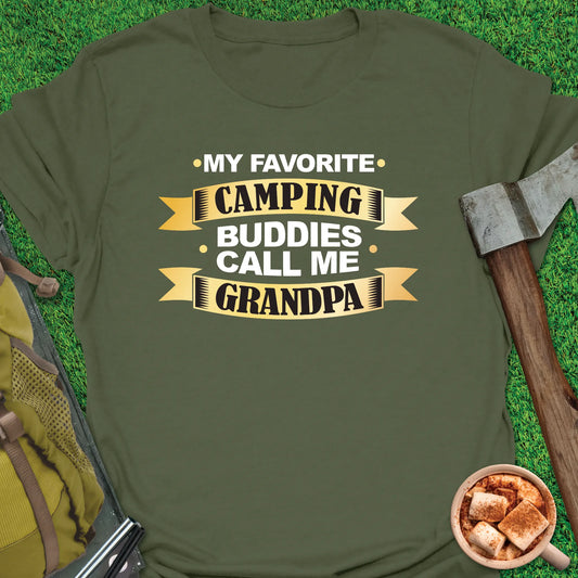 Camping Buddies Call Me Grandpa T-Shirt