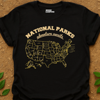 National Parks Map T-Shirt