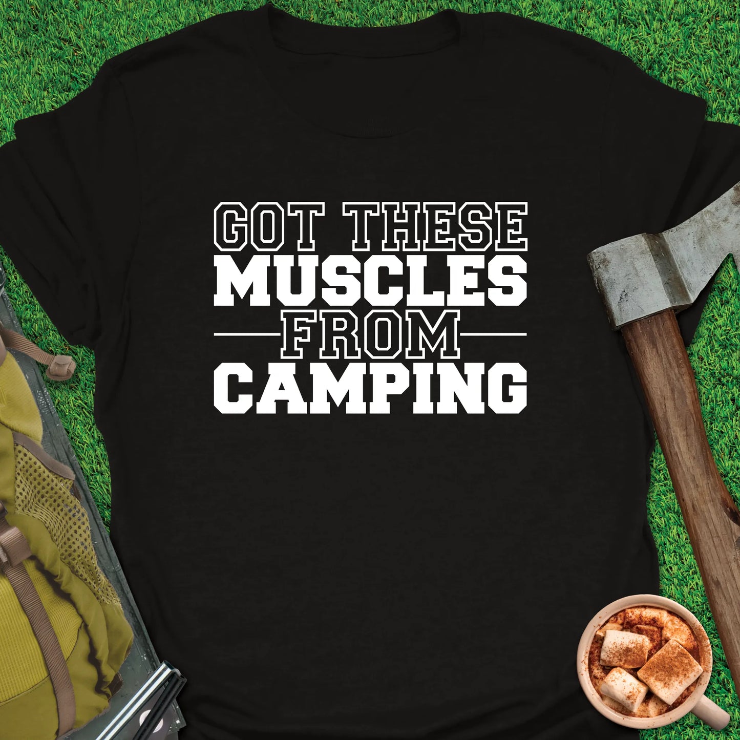 Muscles From Camping T-Shirt