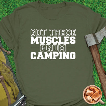 Muscles From Camping T-Shirt