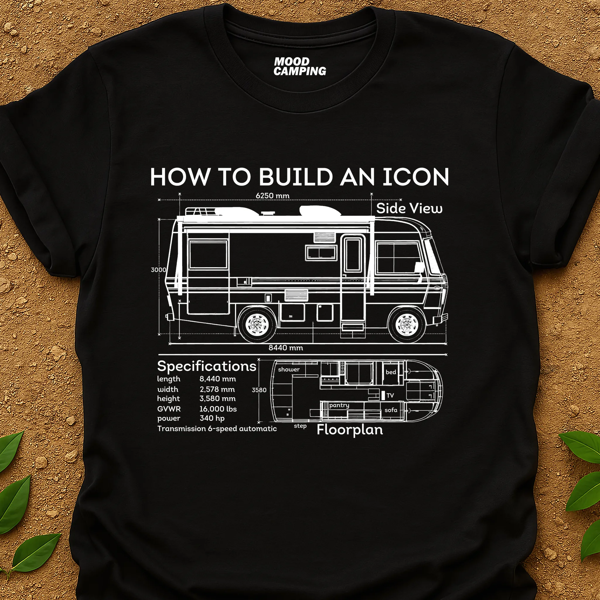RV Blueprint T-Shirt