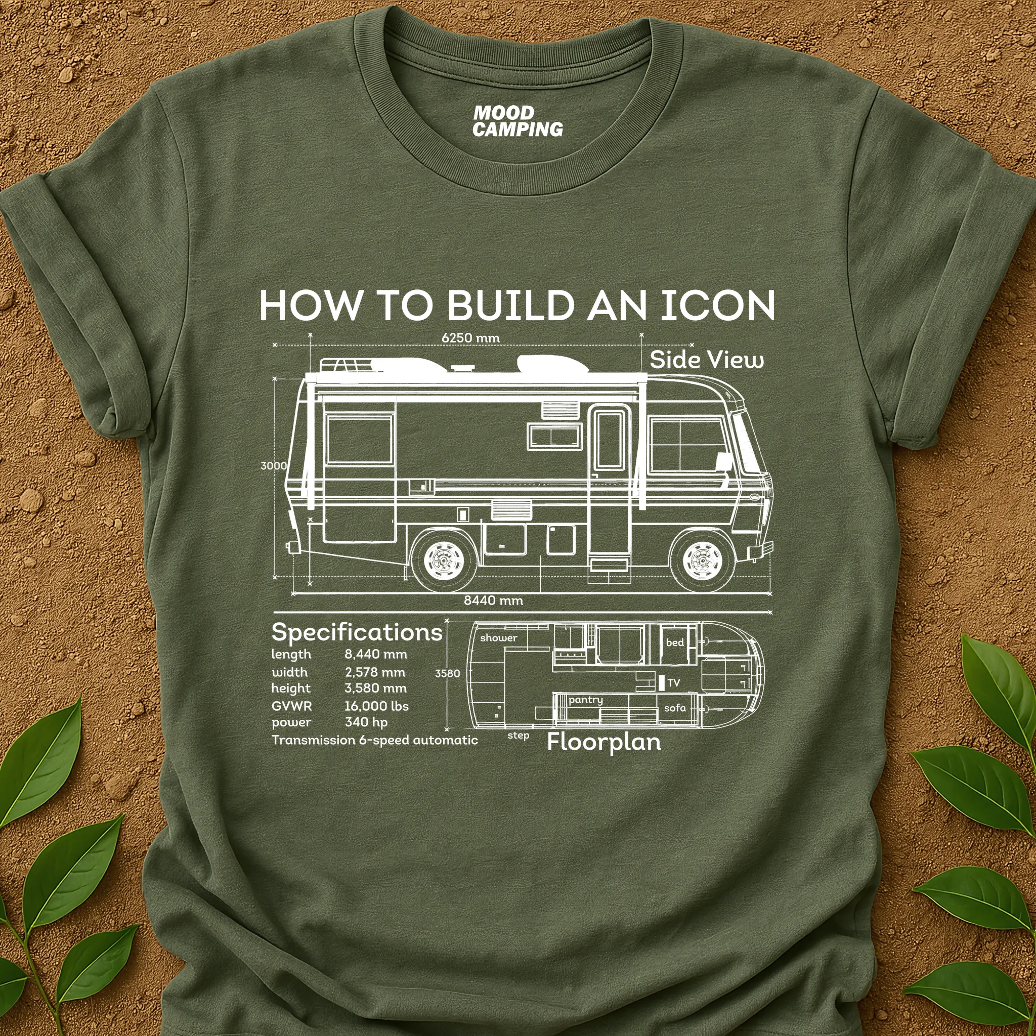 RV Blueprint T-Shirt