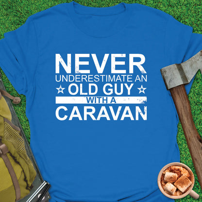 Old Guy With A Caravan T-Shirt