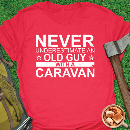 Old Guy With A Caravan T-Shirt