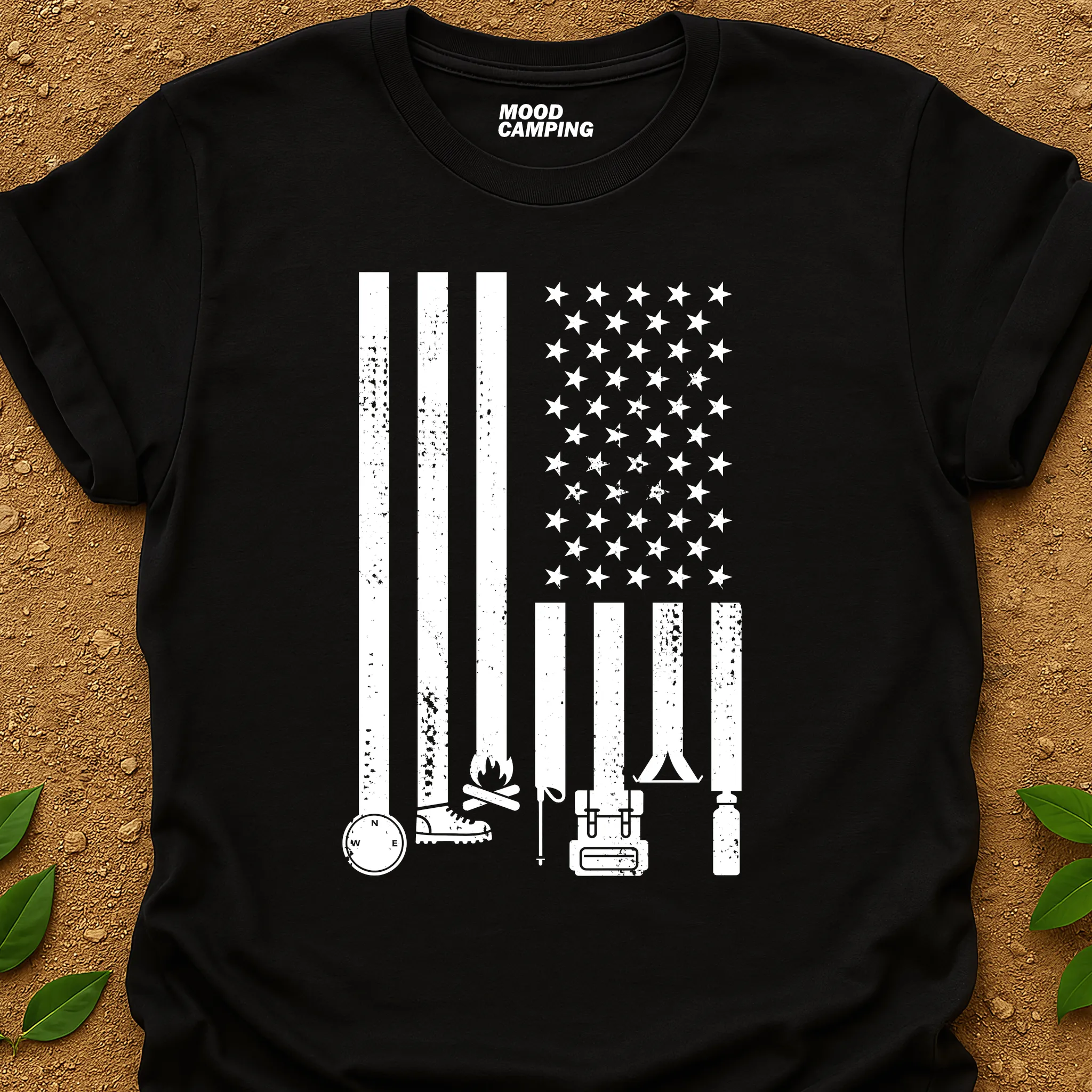 Camping Flag T-Shirt