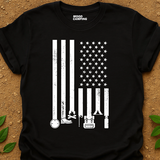 Camping Flag T-Shirt