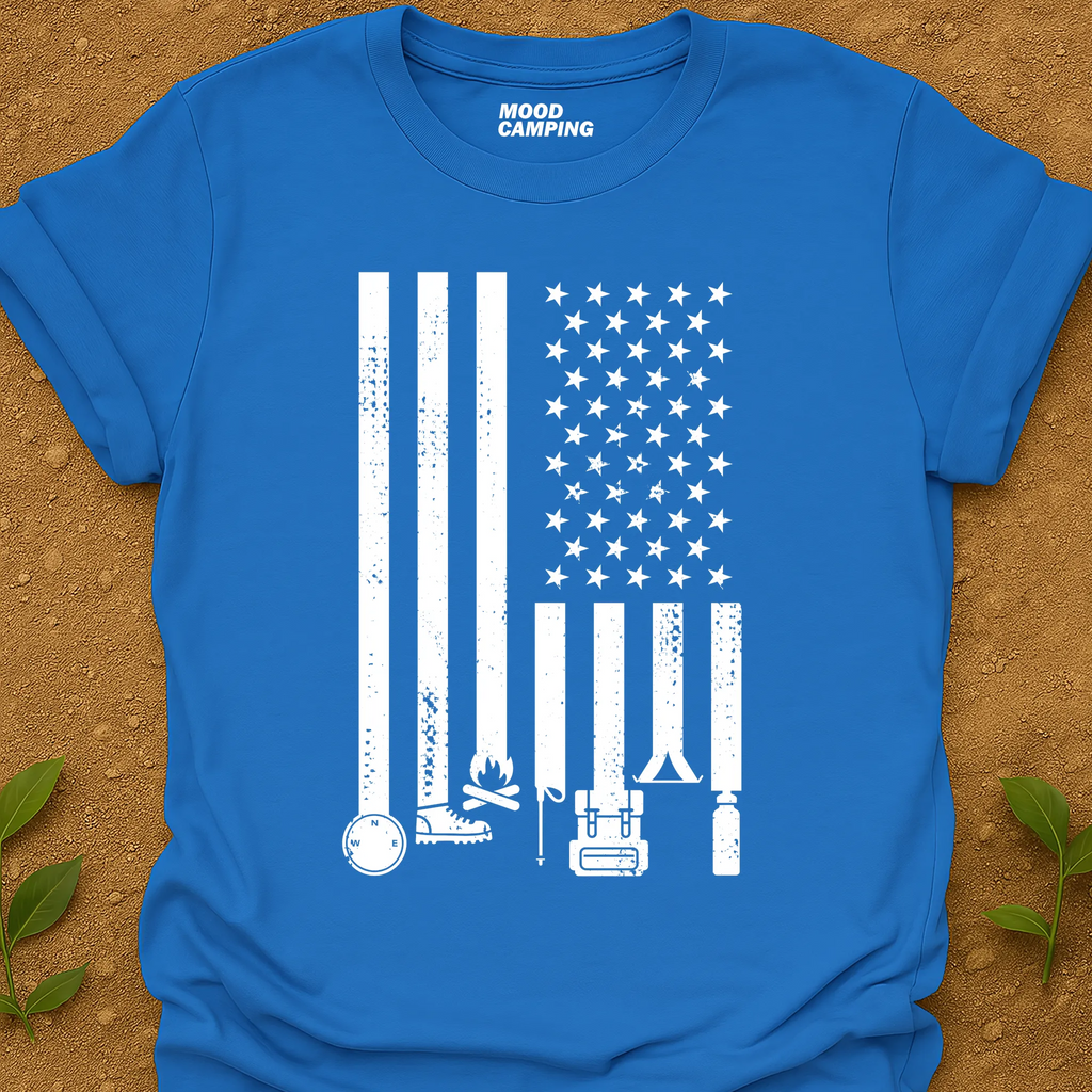Camping Flag T-Shirt