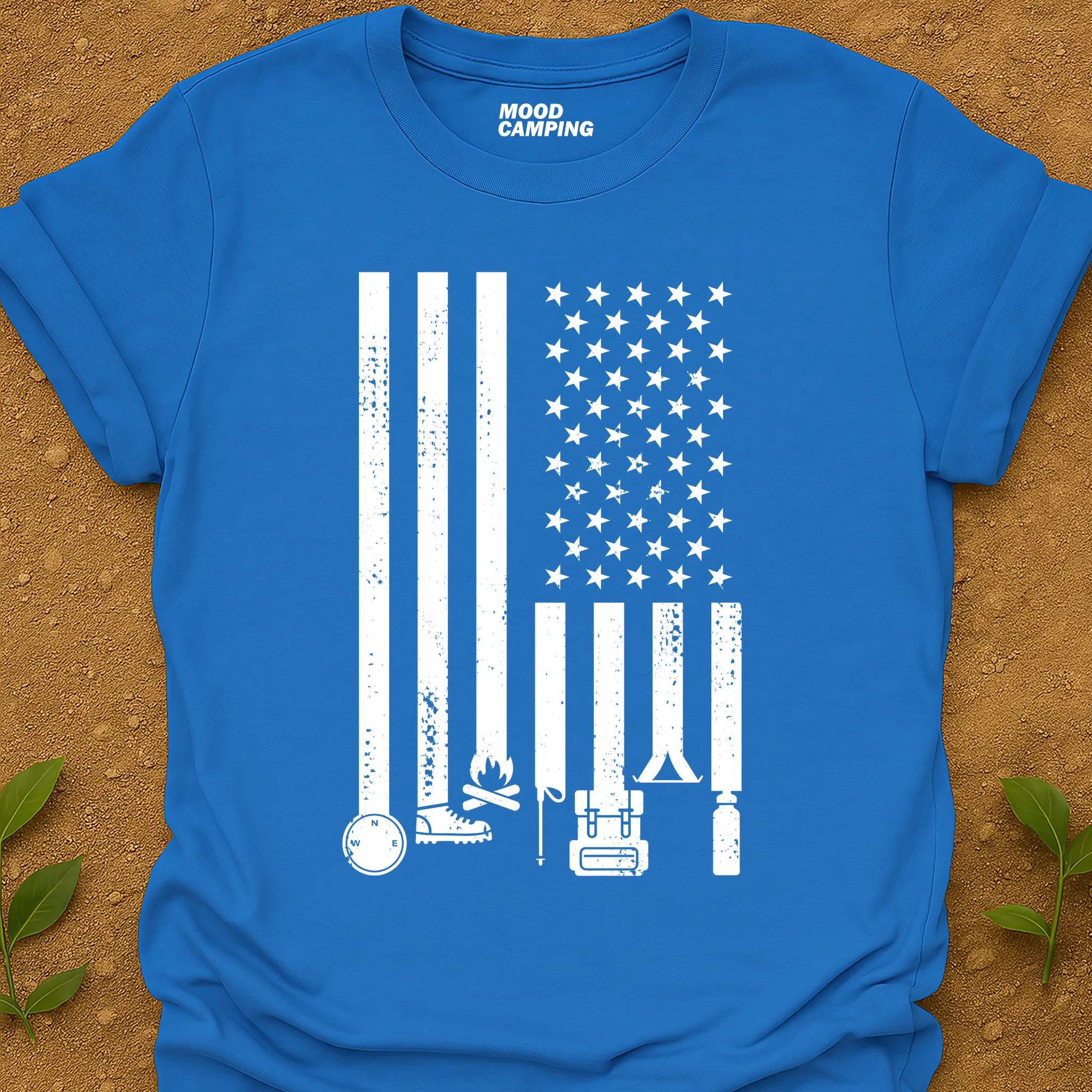 Camping Flag T-Shirt
