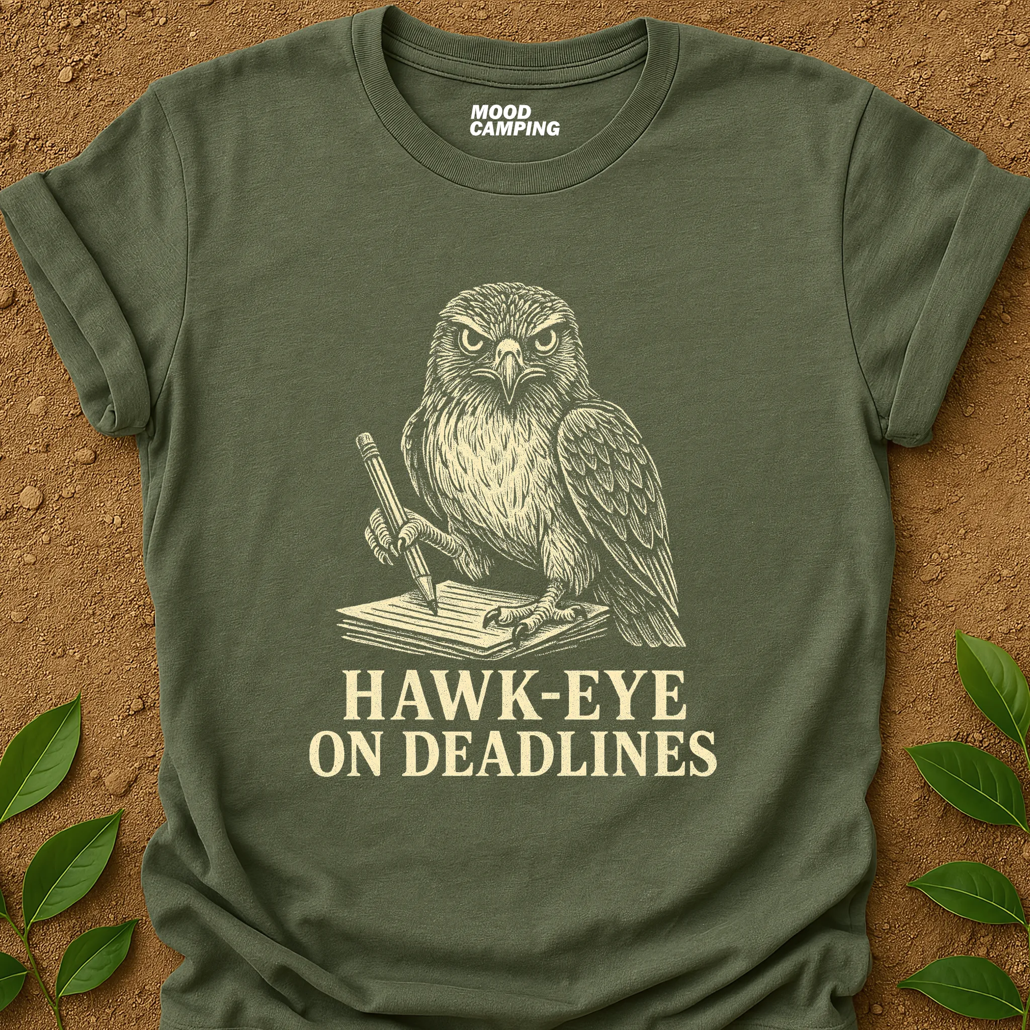 Hawk‑Eye on T-Shirt