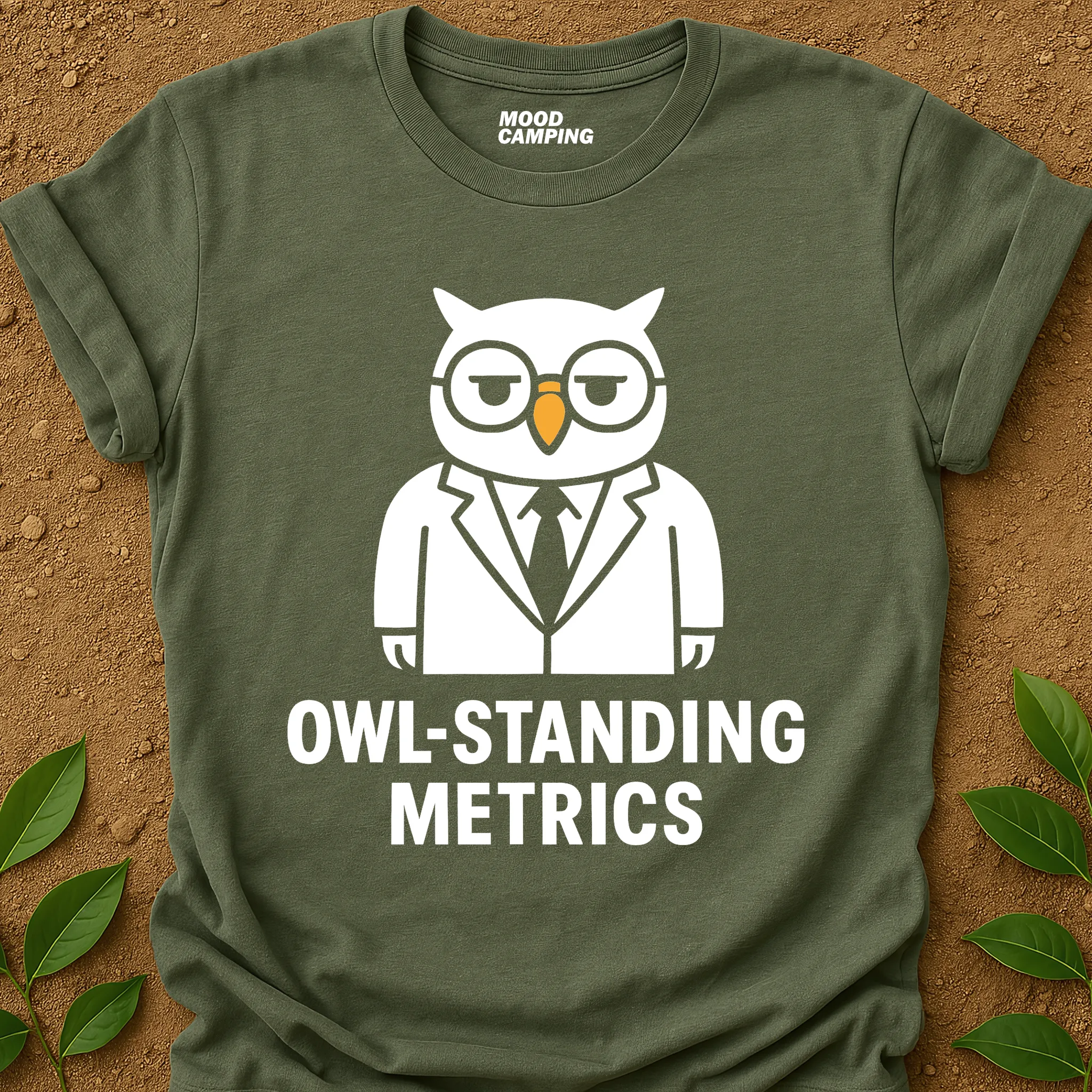 Owl-Standing T-Shirt